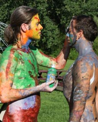 Body Painting at Last Year's Gay Freedom Camp